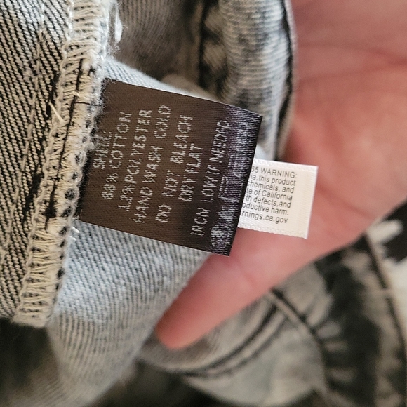 Moto Fringe Jean jacket - Picture 4 of 6